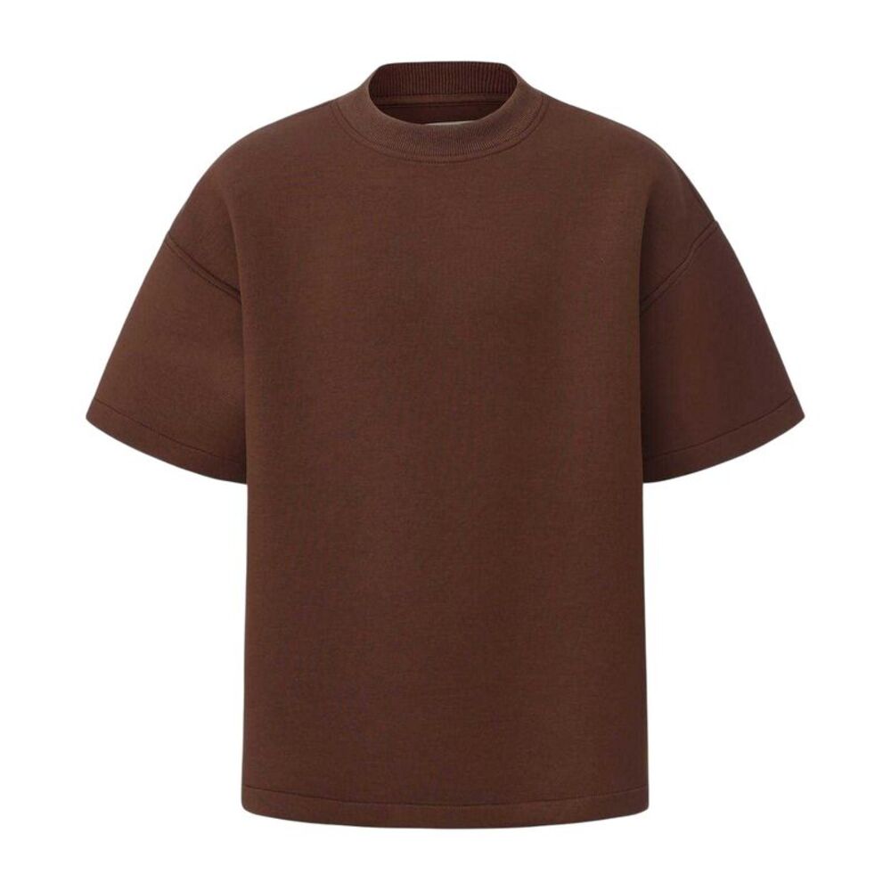 Firetrap Mens Plain Scuba Comfort T-Shirt / Brown